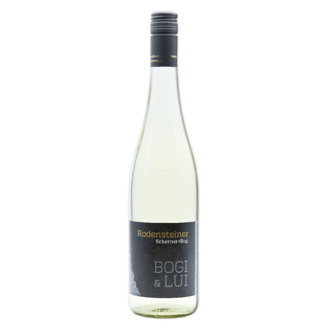 Flasche mit Bogi + LUI Secco WEISS , 750 ml