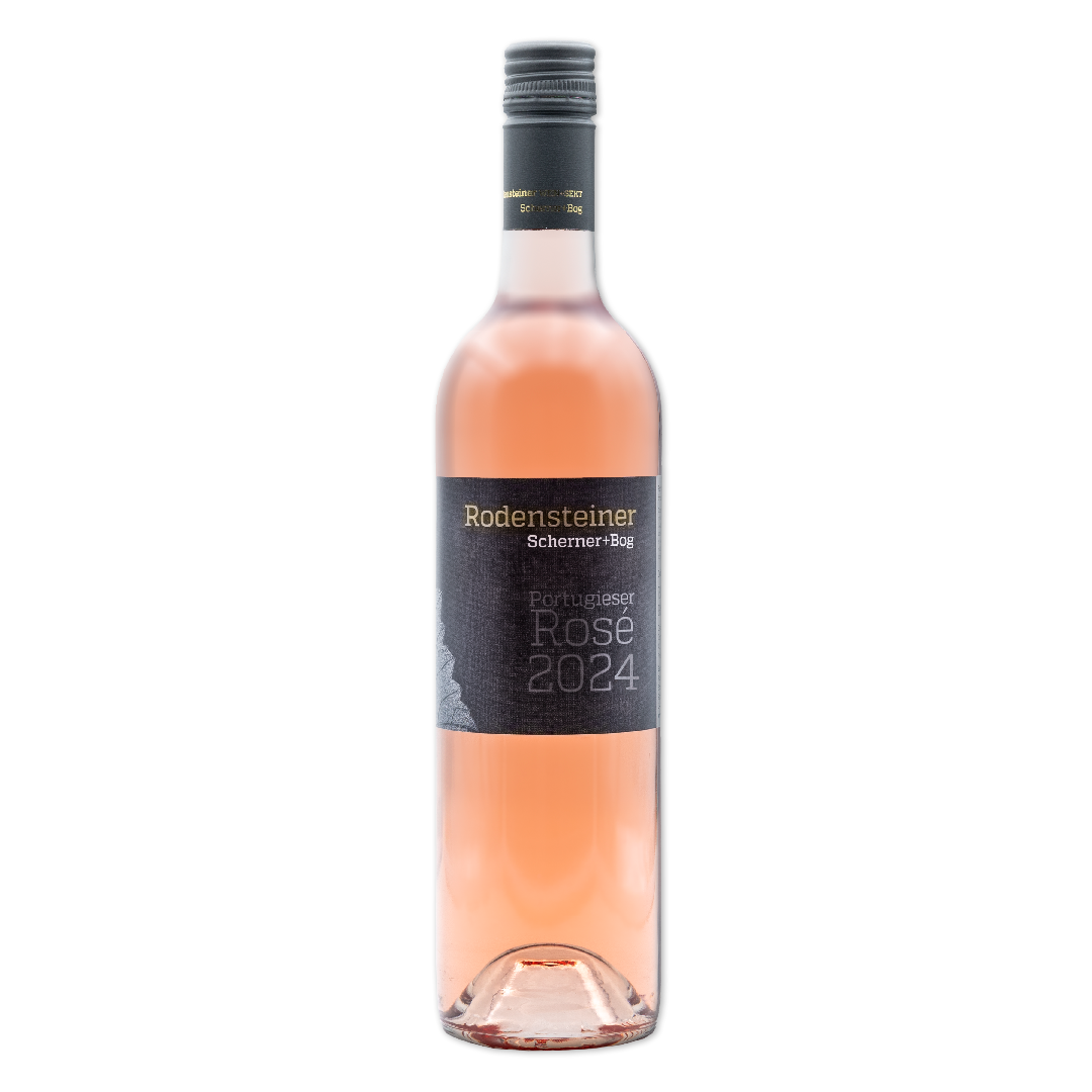 Flasche mit 2024 Portugieser Rosé, fruchtsüß, 750 ml