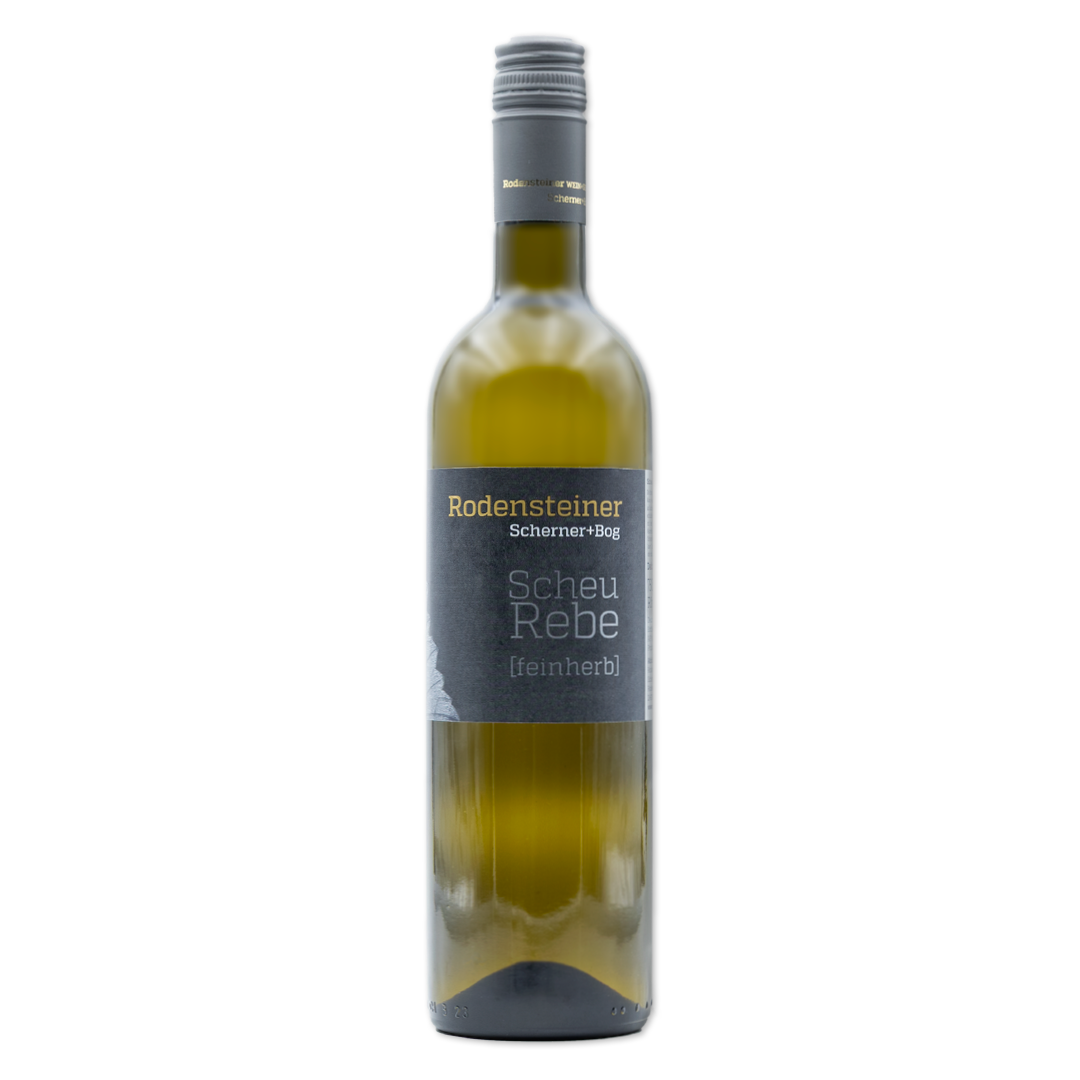 Flasche mit Scheurebe, feinherb, 750 ml