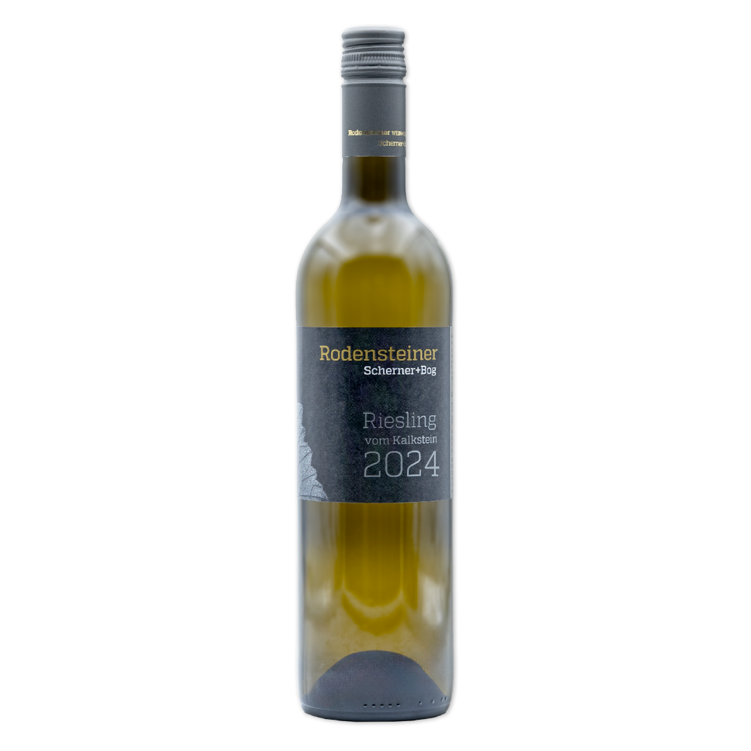 Flasche mit 2024 Riesling VOM KALKSTEIN, feinherb, 750 ml