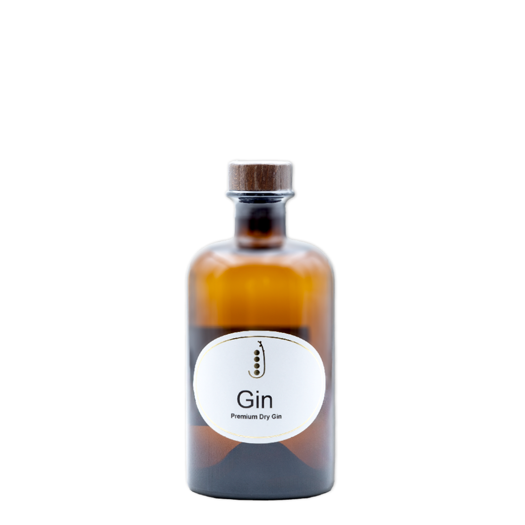 Flasche mit DRY GIN, 500 ml